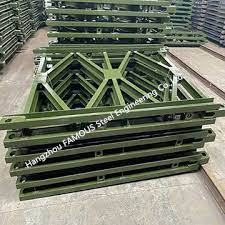 China Length 4.5m Bailey Bridge Panel Hot Dip Galvanized Steel Packaging Container supplier